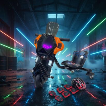 صورة سكوتر كهربائي بمقعد – بطارية 36V